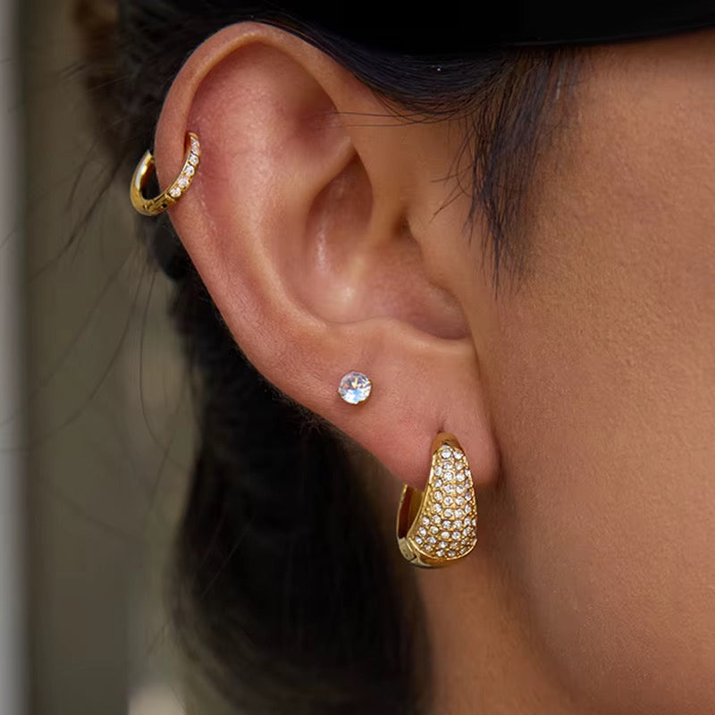 Nessa CZ Hoop