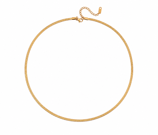 Snakebone Glass Necklace