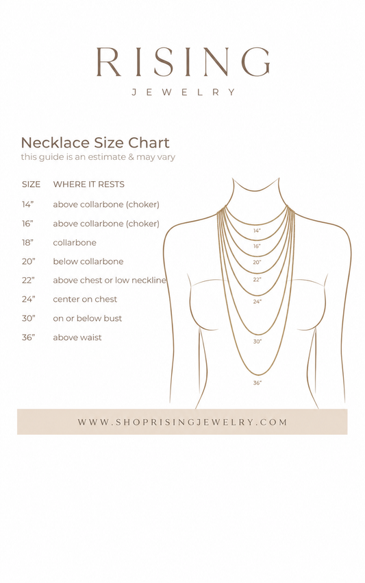 Necklace Size Chart
