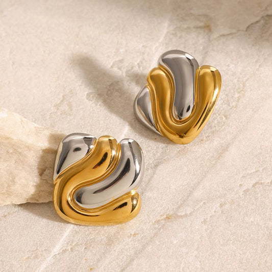 Lana Dual Tone Earring